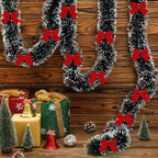 Zenora Artificial Christmas Garland with Bowknot