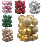 Zenora 24pcs Christmas Ball Hanging Ornaments