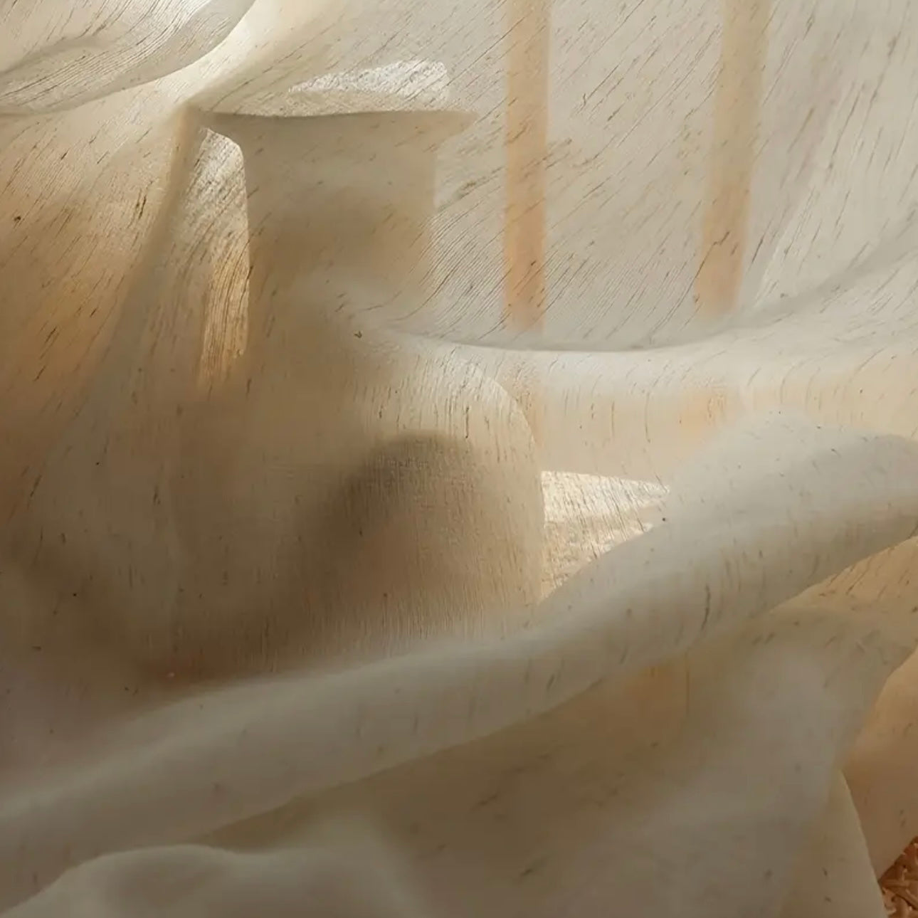 Zenora Japanese-Style Imitation Linen Window Screen Set