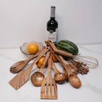 Zenora 9-Piece Wooden Cooking Utensil Set