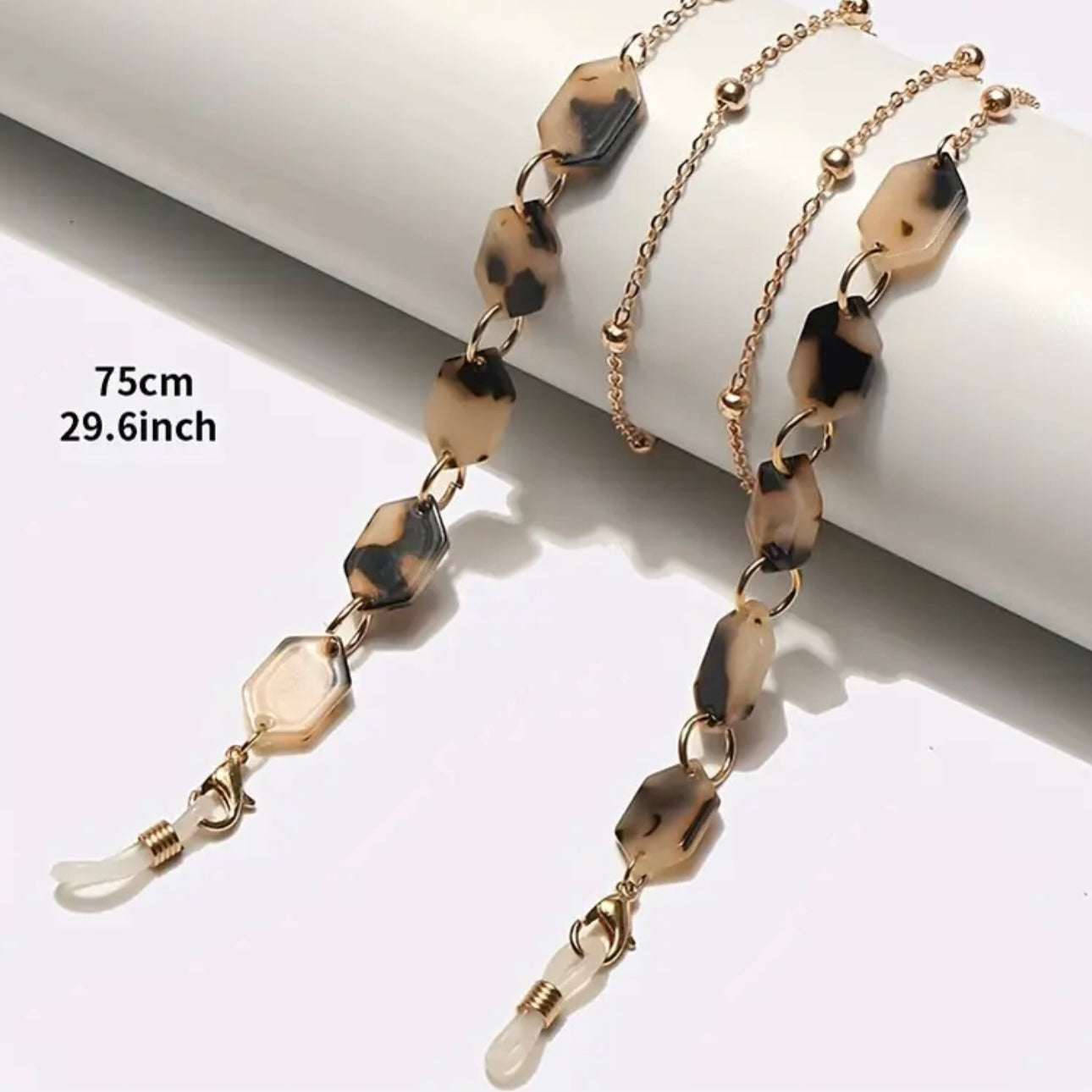 Women’s Copper Geometric Charm Chain