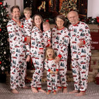 Zenora Christmas Family Matching Pajama Set (Adults, Kids, Baby & Dog)
