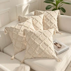 Zenora 4pcs Bohemian Throw Pillow Covers