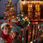 Zenora Multicolor Festoon Globe Hanging String Lights