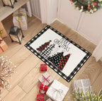 Zenora Cozy Plaid Christmas Tree Floor Mat