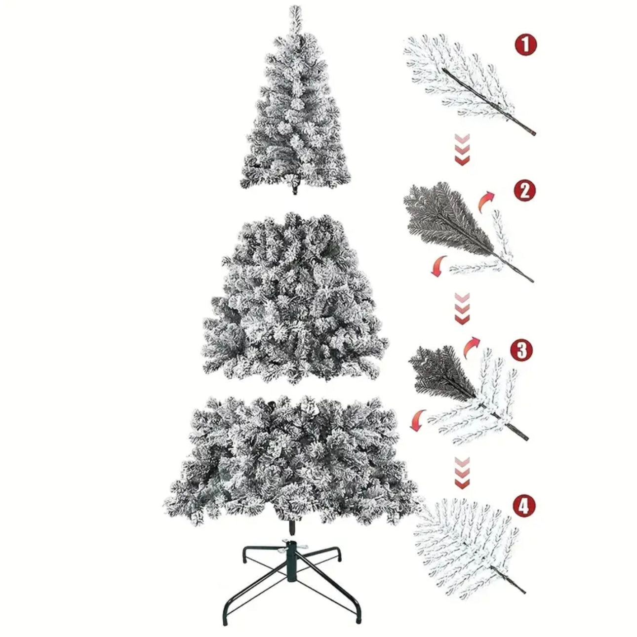 Zenora Snow-Flocked Artificial Christmas Tree