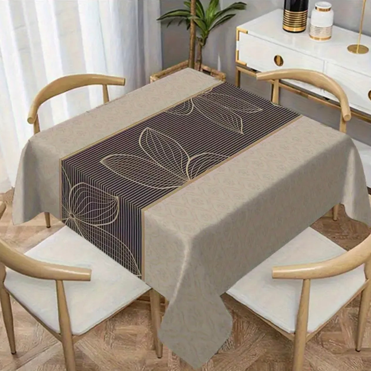 Zenora Vintage Bohemian Floral Tablecloth