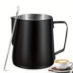 Zenora Stainless Steel Milk Frothing Pitcher Set