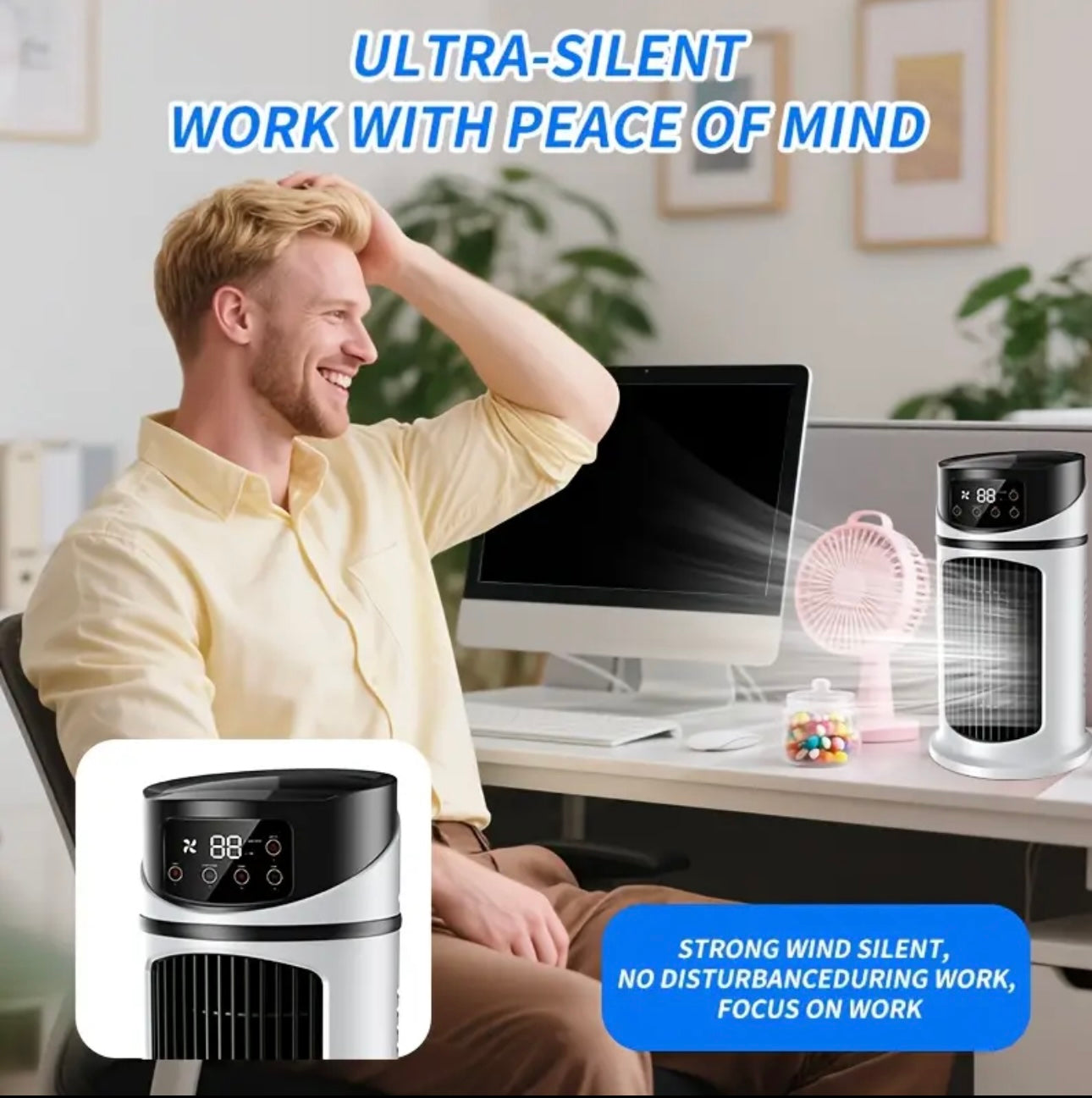 Zenora 3-in-1 Portable Humidifier & Cooling Fan