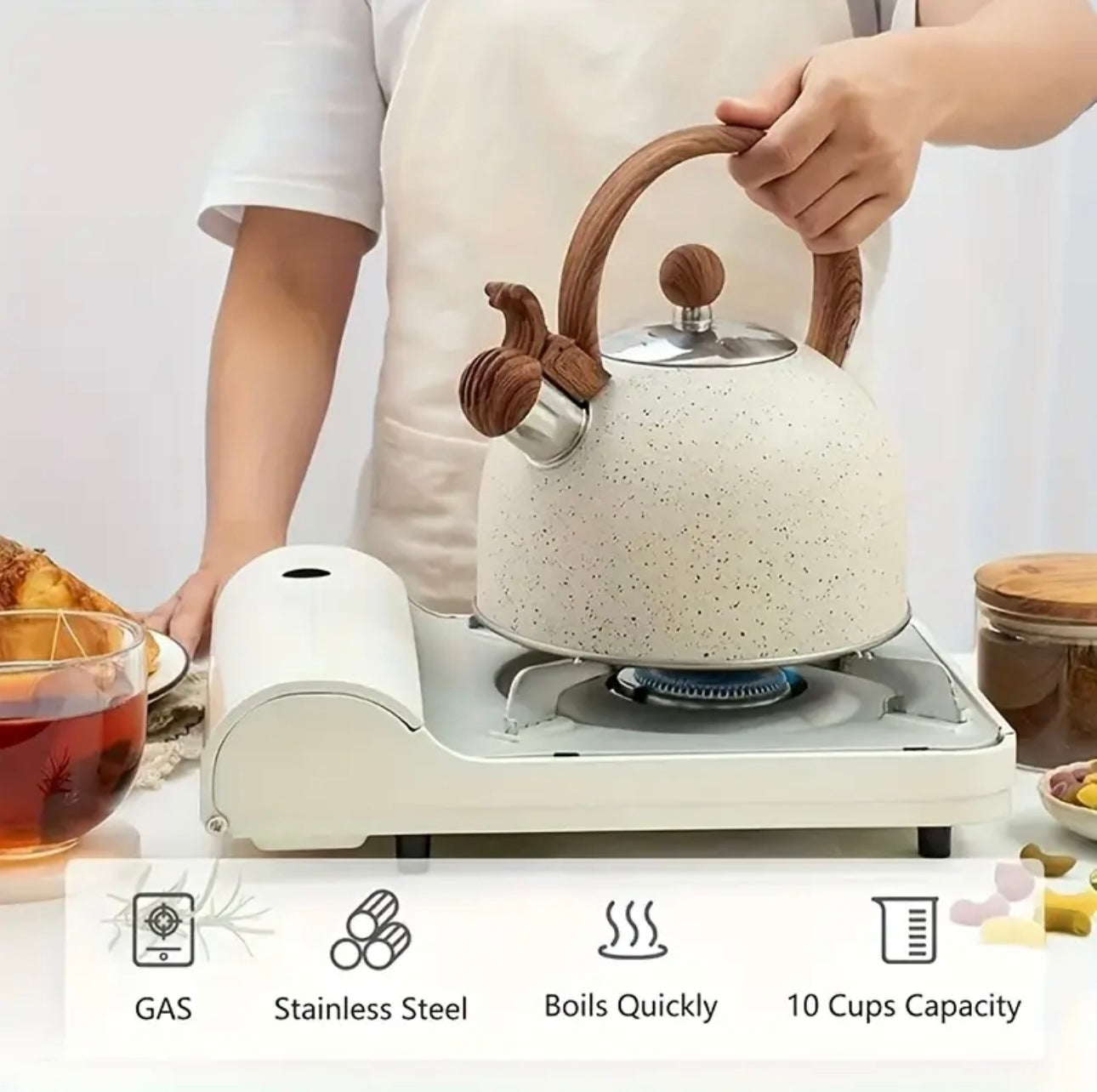 Zenora 2.5L Stainless Steel Whistling Kettle