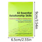 52 Essential Relationship Skills Card Game | Build Trust, Improve Understanding & Strengthen Connections – Emotional Intelligence Training, Interactive Party & Relaxation Game