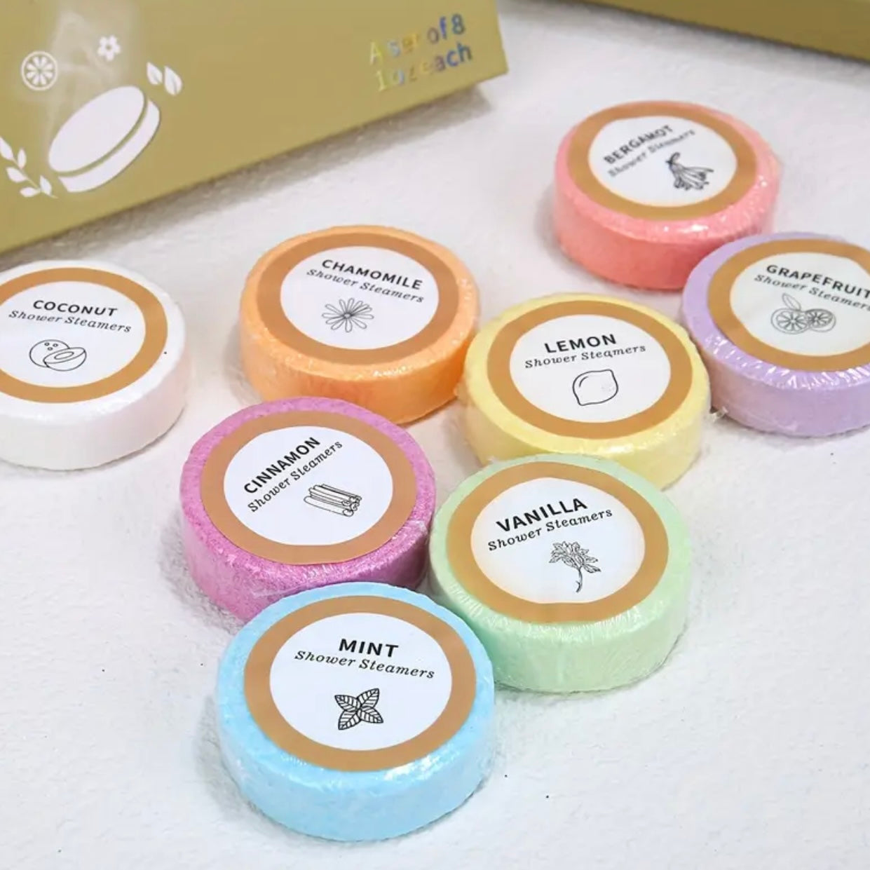 Zenora 12-Scents Essential Oil Bath Salt Ball Set