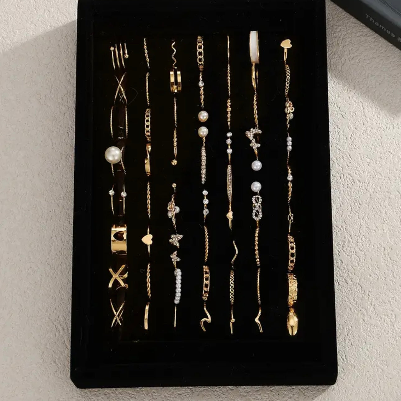 Haute Chic 62-Piece Stackable Ring Set