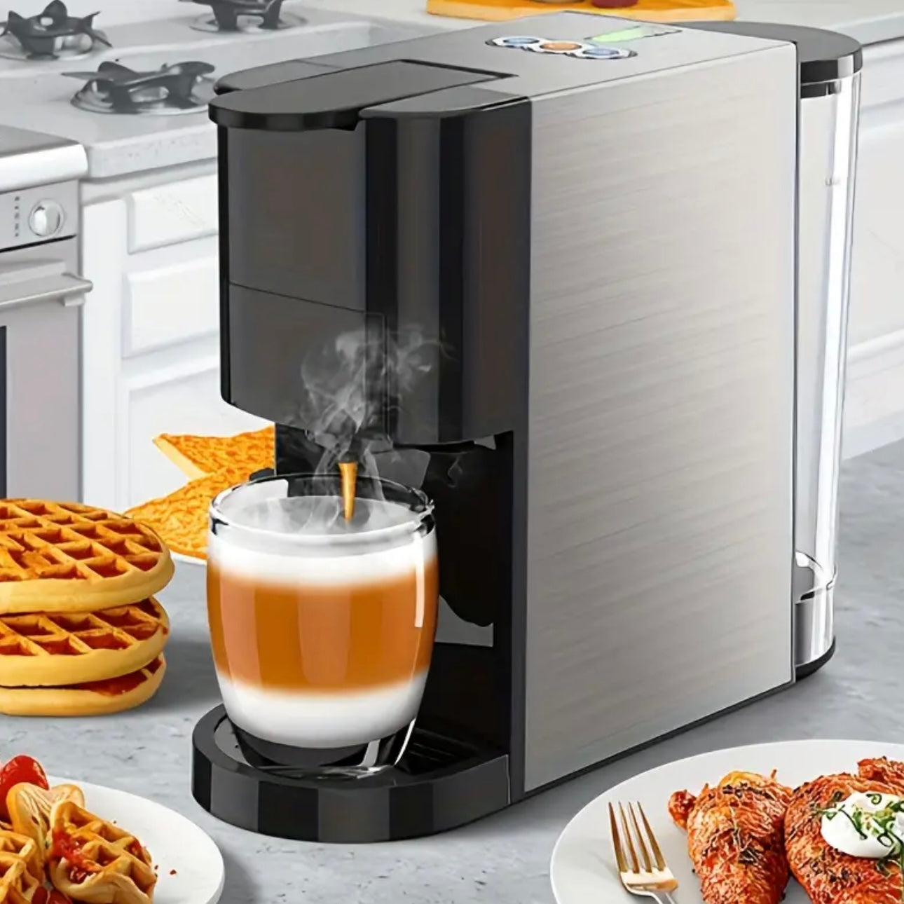 Zenora 4-in-1 Single Serve Capsule Coffee Maker