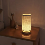 Zenora Modern Solid Wood Bedside Table Lamp