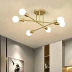Zenora Modern Minimalist Semi-Flush Ceiling & Table Lamp