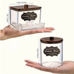 Zenora 3pcs Clear Bathroom Canister Set