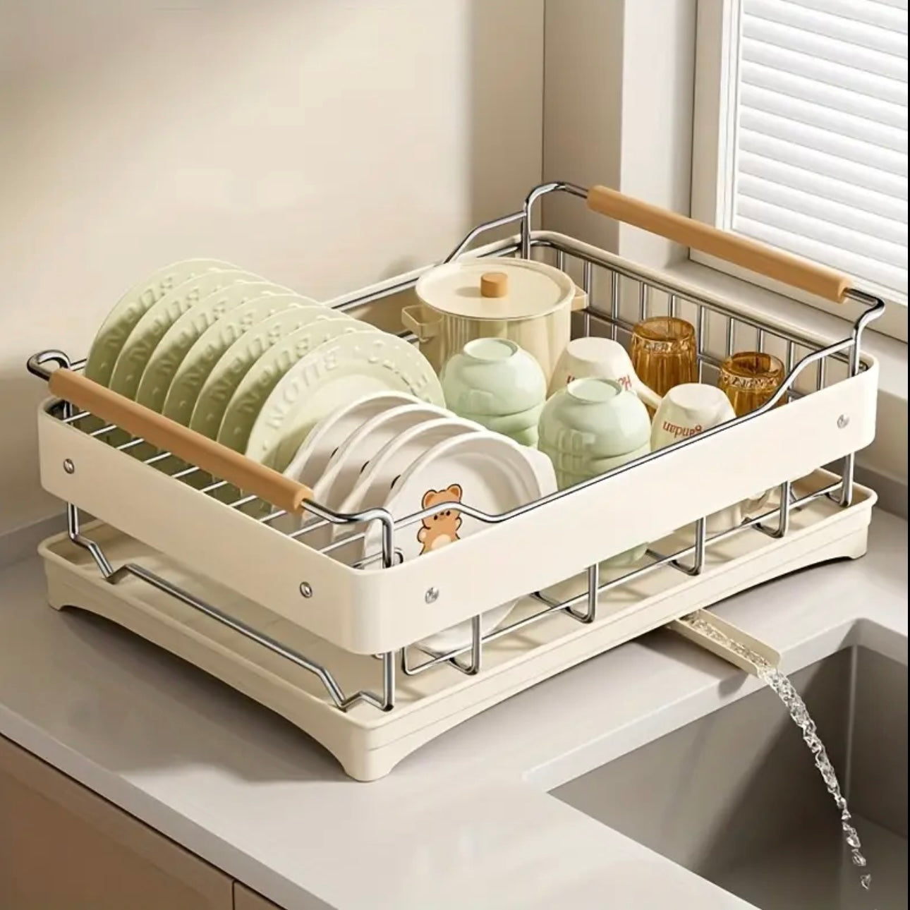 Zenora Zhoho Tant Stainless Steel Dish Drying Rack