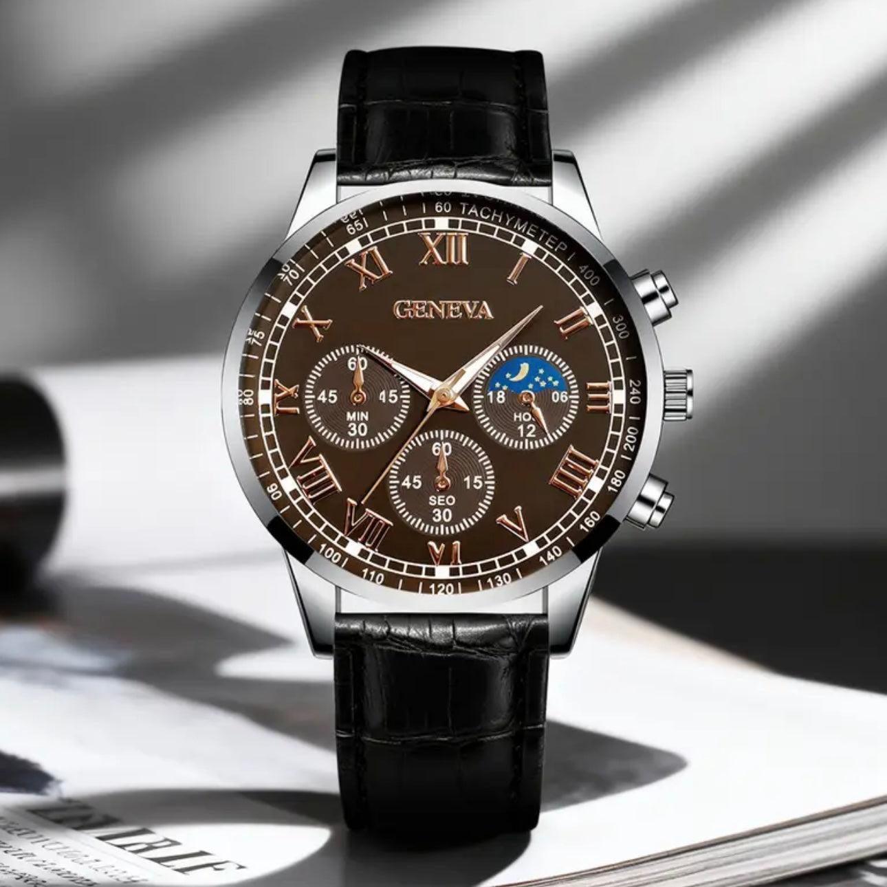 3pcs Men’s Quartz Watch Set