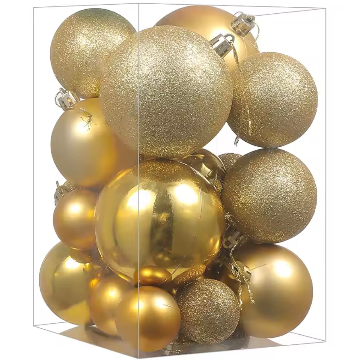 Zenora 24pcs Christmas Ball Hanging Ornaments