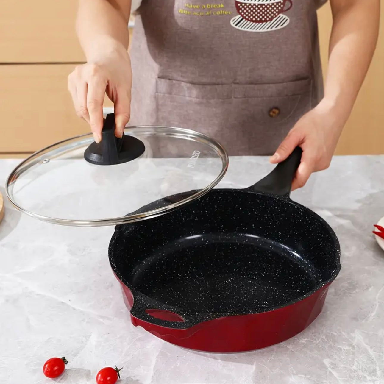 Zenora Multi-Piece Ceramic-Coated Cookware Set