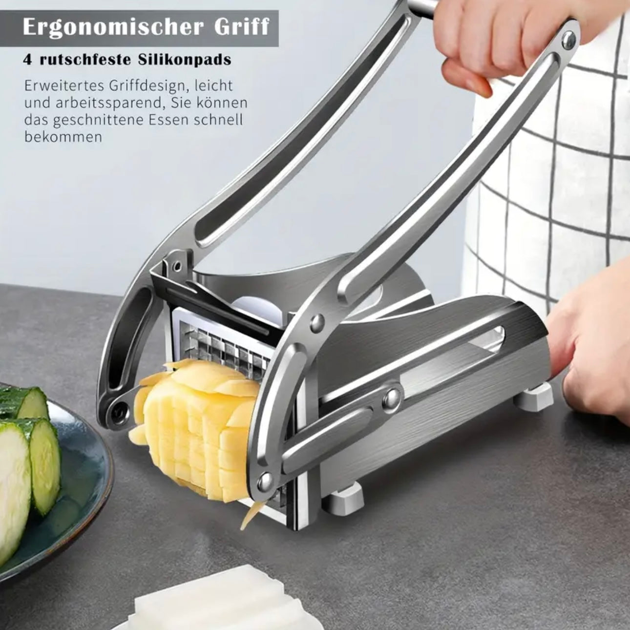 Zenora Stainless Steel Vegetable & French Fry Cutter