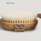 Zenora 2pcs Natural Wooden Bath Brush Set