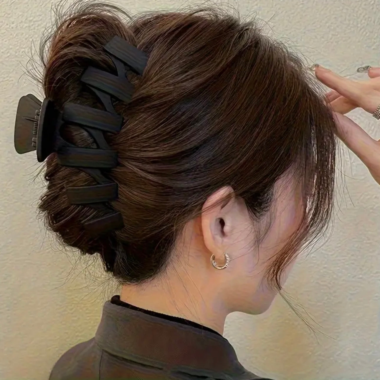 Zenora High-End Matte Texture Women’s Jacket Set with Shark Clips