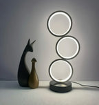 Zenora Three-Ring Multi-Room Modern LED Table Lamp