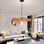 Zenora Rustic Vintage Woven Chandelier