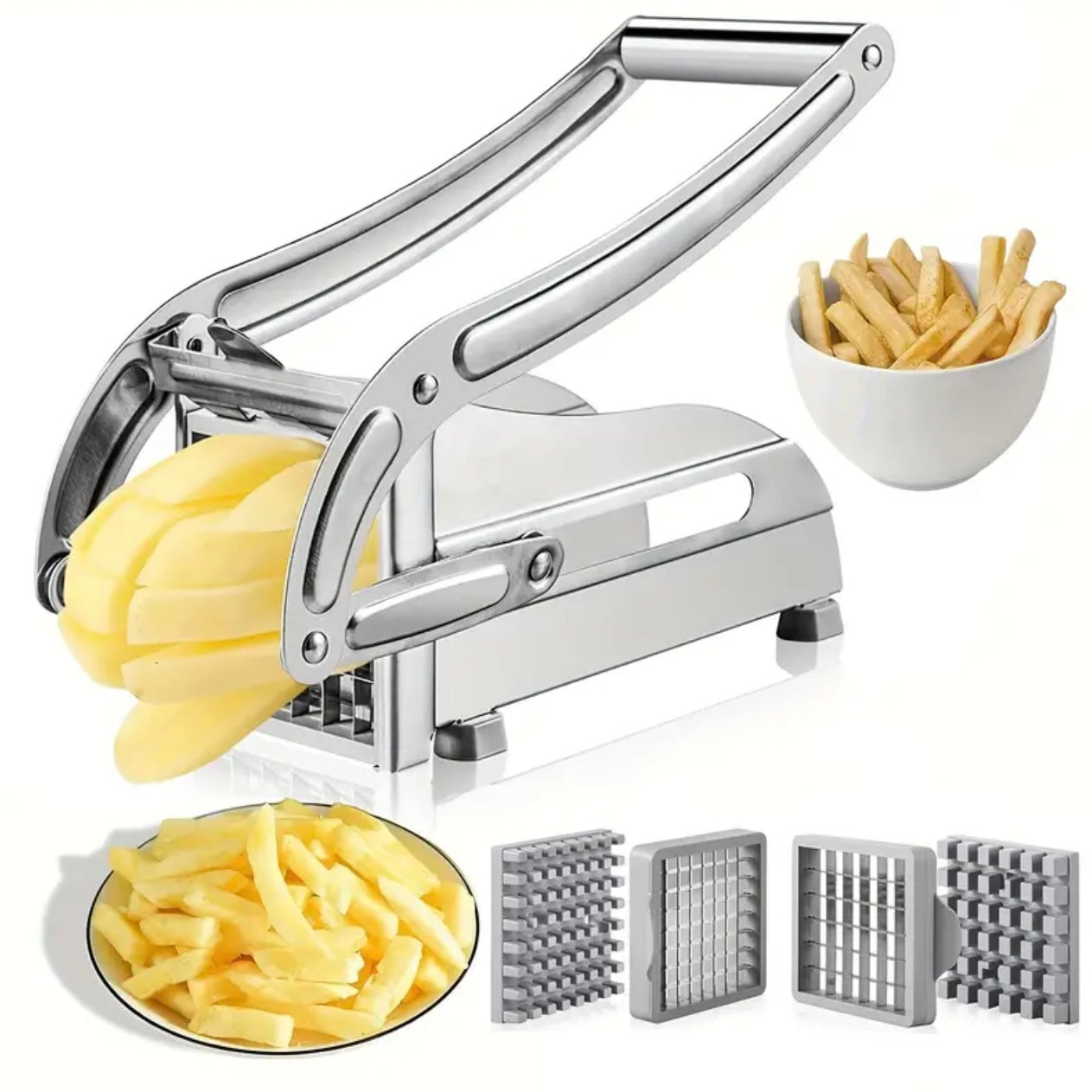 Zenora Stainless Steel Vegetable & French Fry Cutter