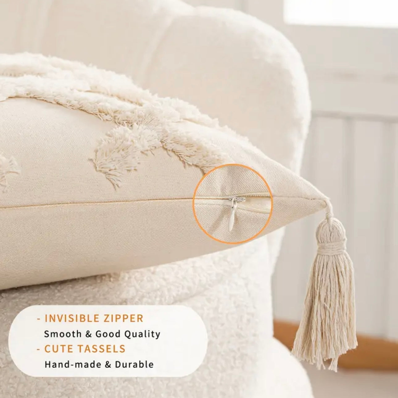 Zenora 4pcs Bohemian Throw Pillow Covers