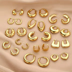 Éclat Luxe 10pcs Women’s Signature Earrings Set