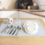 Zenora 4-Piece Black & White Striped Kitchen Towel Set