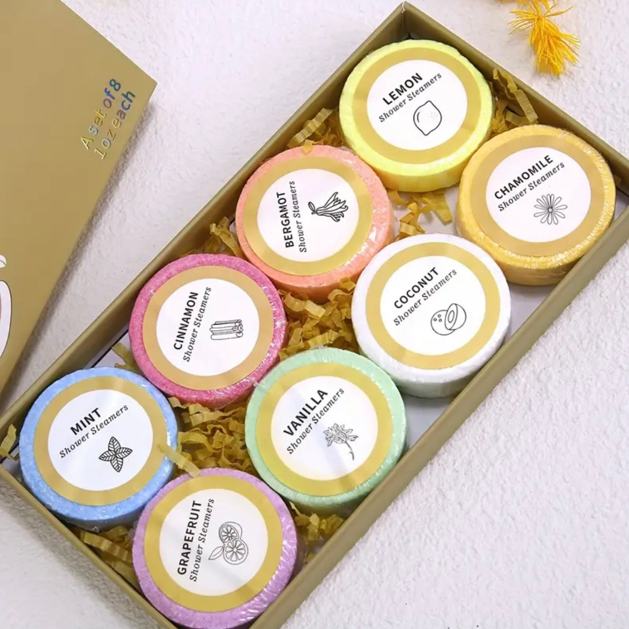 Zenora 12-Scents Essential Oil Bath Salt Ball Set