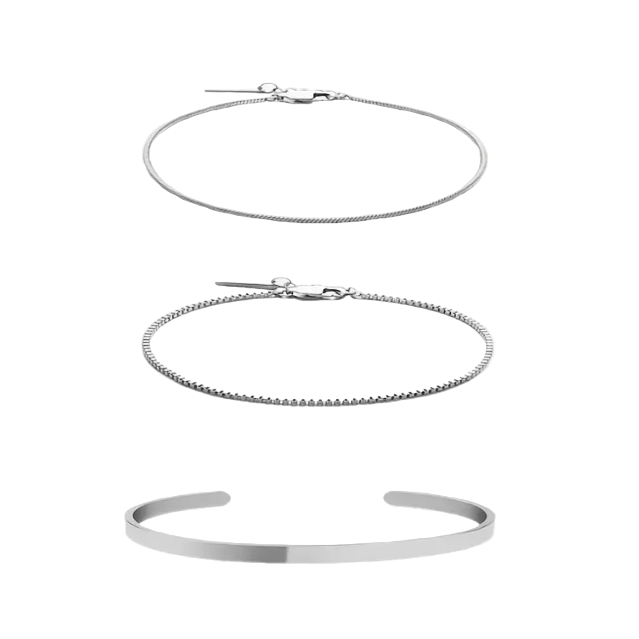 3pcs Fashionable Stacking Bracelet Set