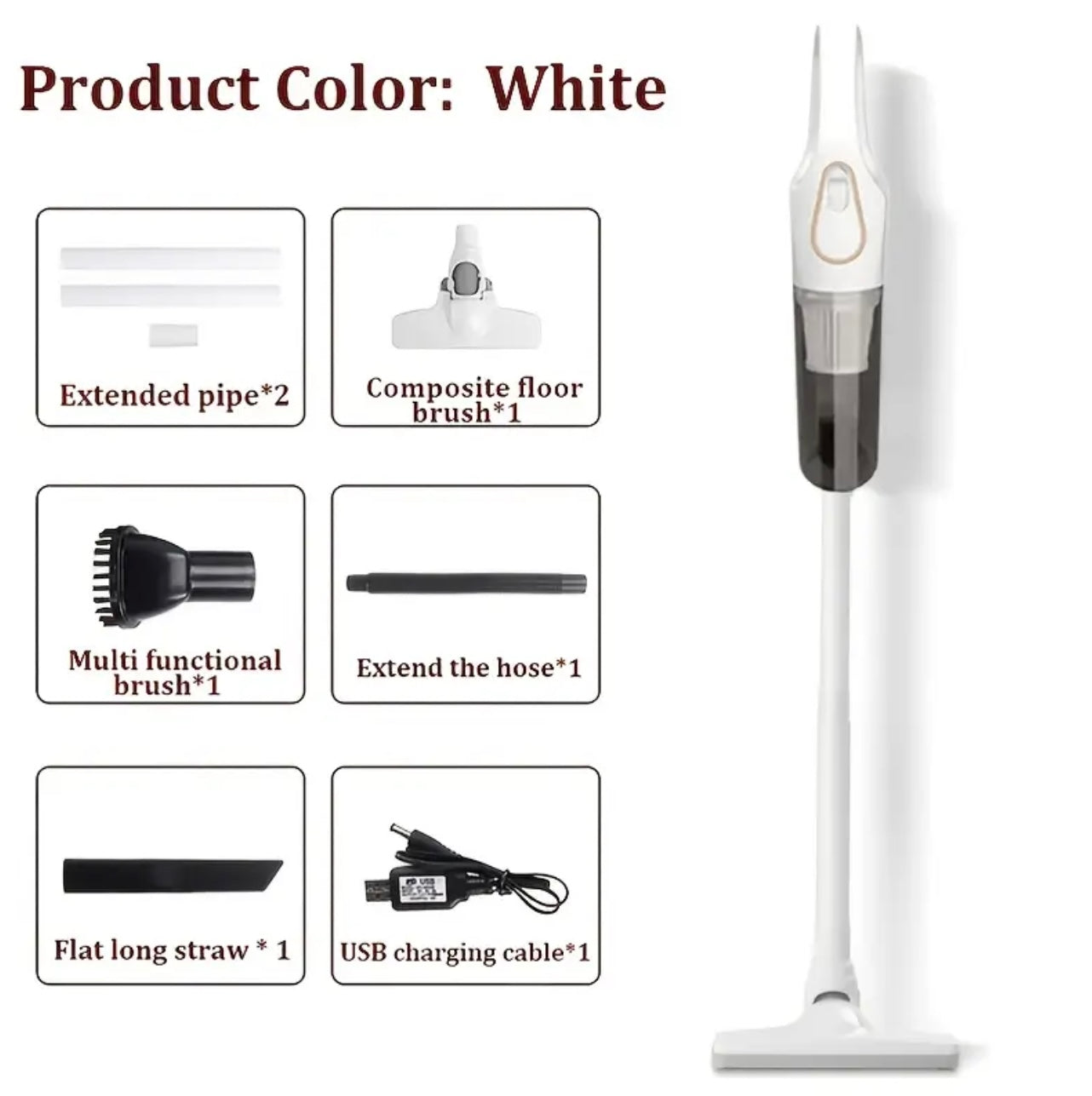 Zenora 3-in-1 Cordless Vacuum Cleaner