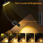 Zenora Adjustable LED Reading Light [Black]