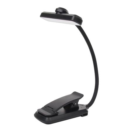 Zenora Adjustable LED Reading Light [Black]