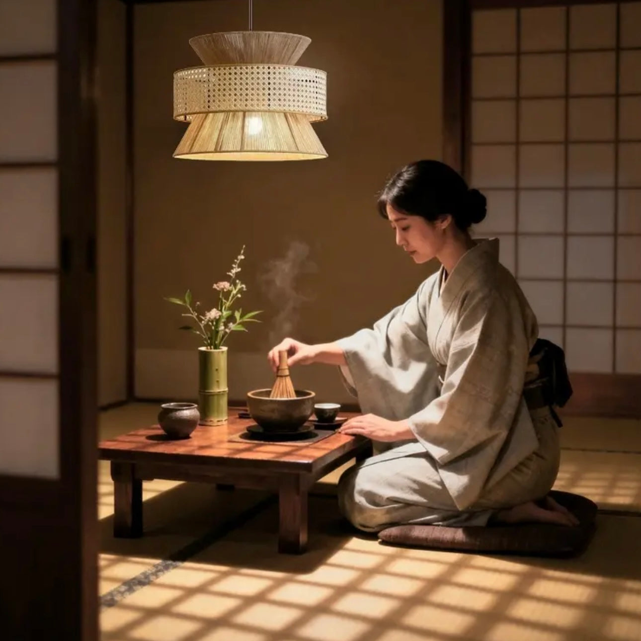 Zenora Rustic Handwoven Lampshade