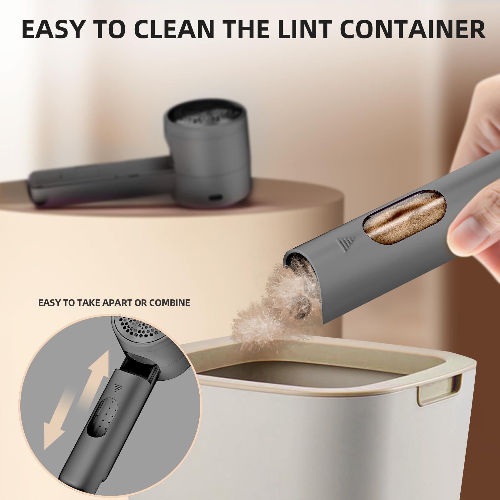 Zenora Glide Rechargeable Lint Remover