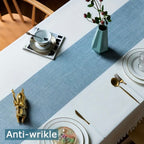 Zenora Bohemian Ruffled Rectangular Tablecloth