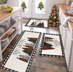 Zenora Cozy Plaid Christmas Tree Floor Mat