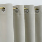 Zenora Adjustable Metal Curtain Rod with Perforated Track