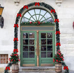 Zenora Artificial Christmas Garland with Bowknot