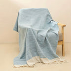 Zenora 1pc Turkish Diamond Grid Blanket