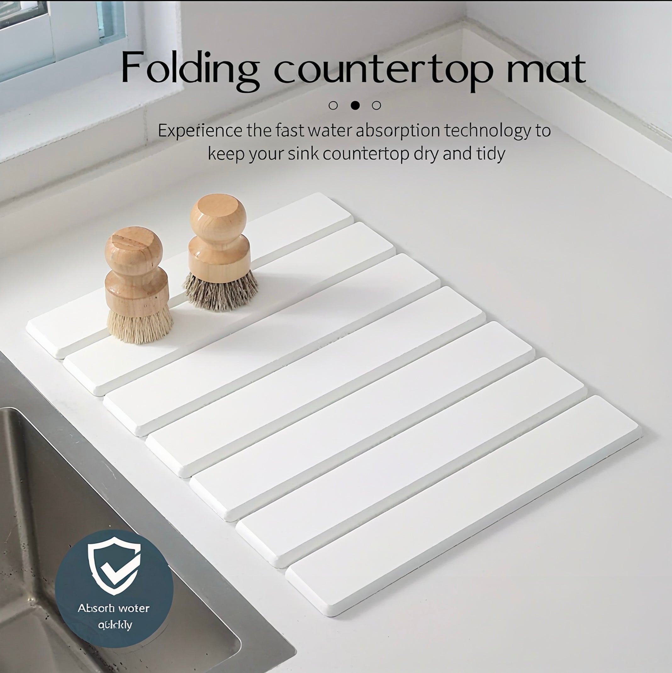 Zenora Foldable Kitchen Stone Matt