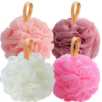 Zenora 4pcs Soft Exfoliating Bath Sponge Set