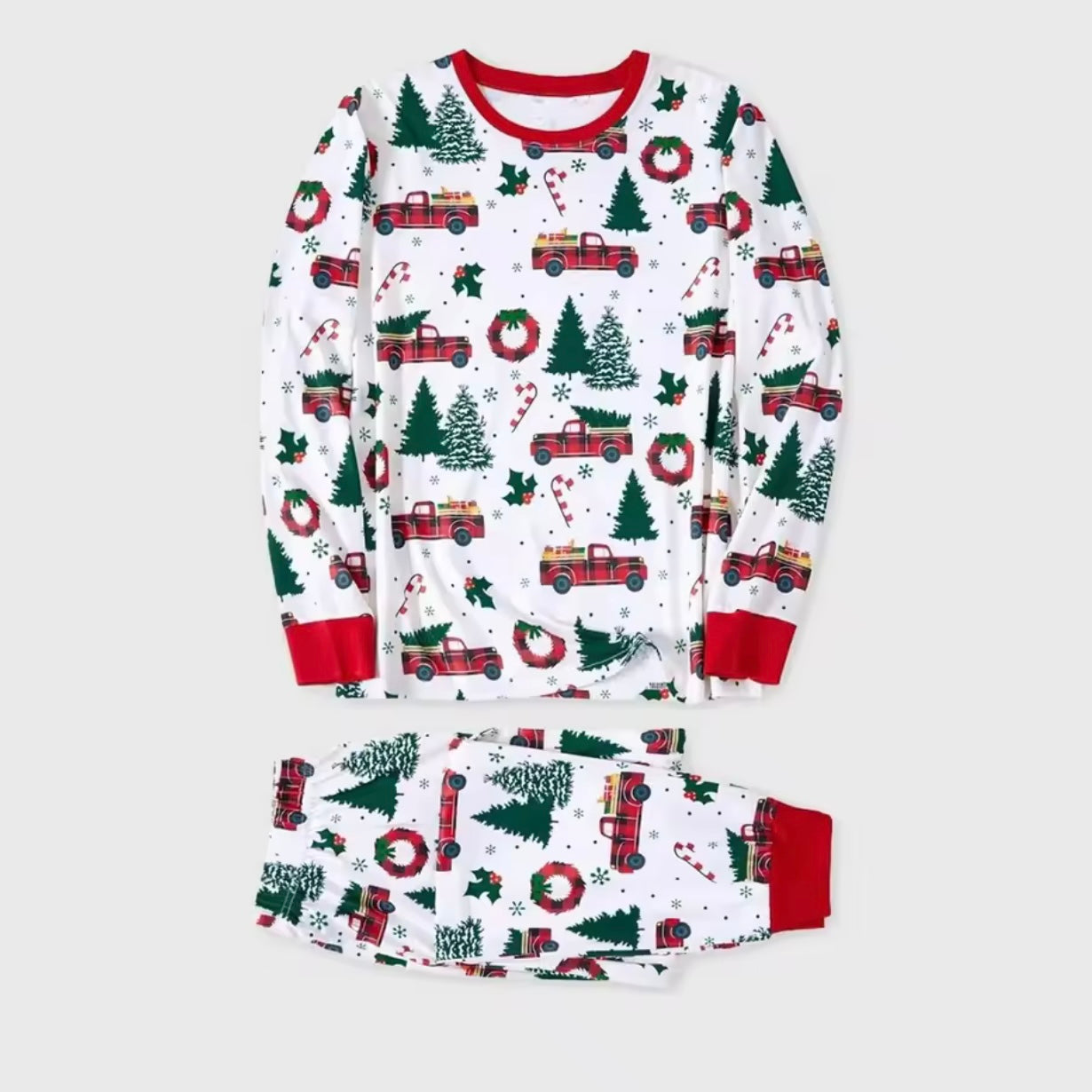 Zenora Christmas Family Matching Pajama Set (Adults, Kids, Baby & Dog)