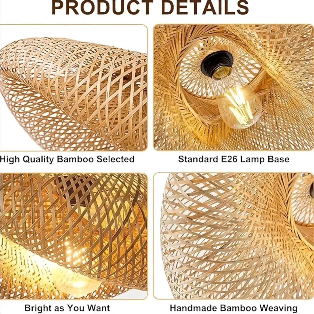 Zenora Rustic Vintage Woven Chandelier